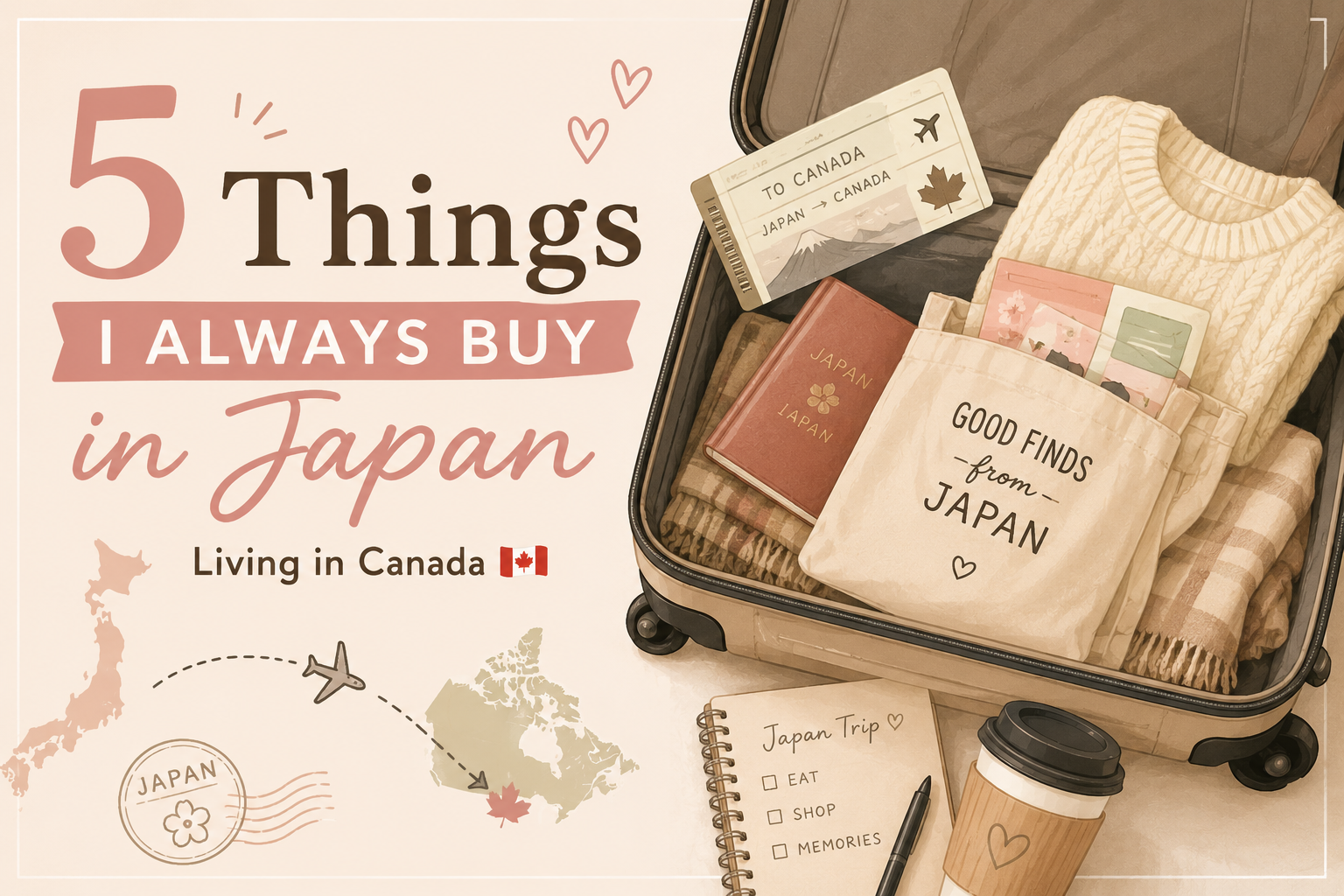 5 Things I Always Buy in Japan Now That I Live in Canada